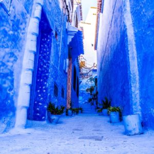 marocco città blu