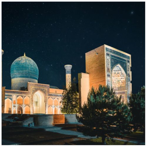vIAGGIO LUNGO LA VIA DELLA SETA Notte in un palazzo dalle mille e una notte in uzbekistan Samarcanda