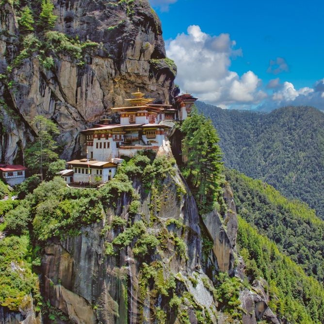 Taktsang,Tigers,Nest,Paro,Bhutan Il nido della tigre, Bhutan